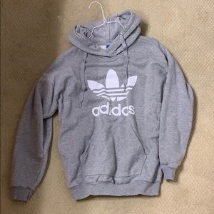 Adidas trefoil sweatshirt grey